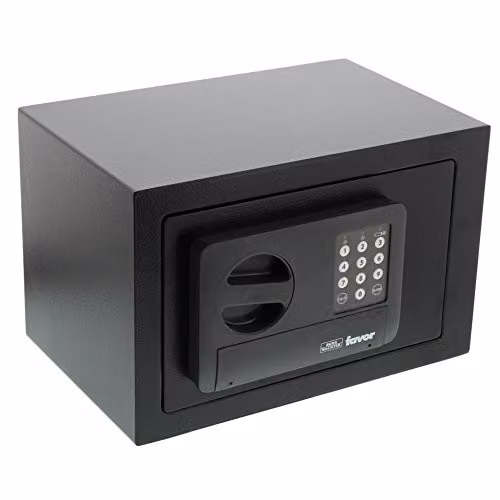 Burg-Wächter Favor Electronic Furniture Safe, Black, H x W x D: 20 x 31 x 20 cm – 1
