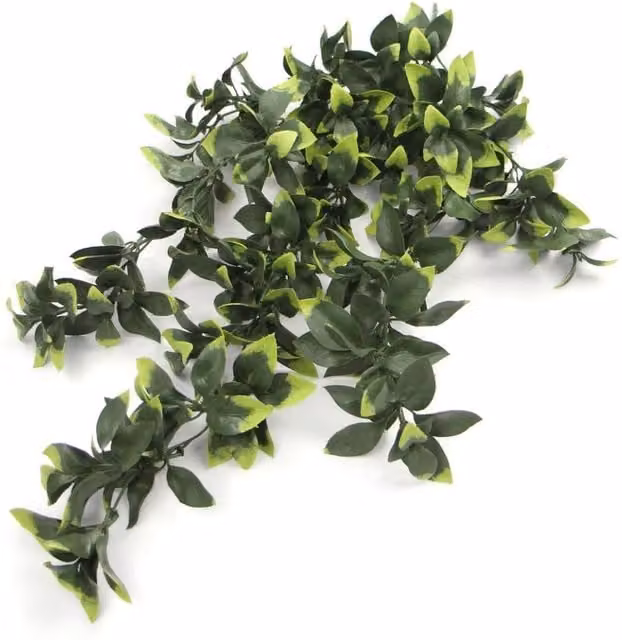 Green Artificial Hanging Pothos Plant, Fire and UV Resistant, H 71 cm x W 10 cm