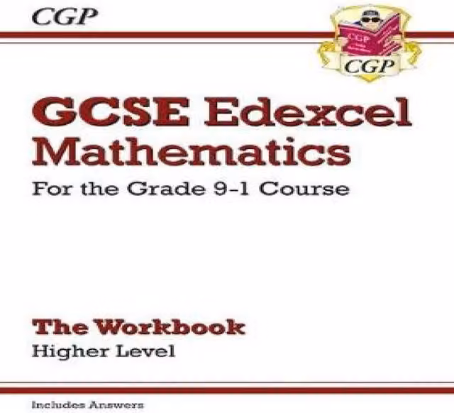 CGP Books GCSE Maths Edexcel Workbook Higher with Answers Paperback
