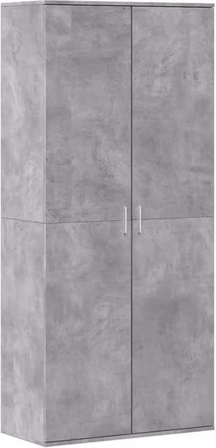 Berkfield Home Modern Shoe Cabinet in Grey, W/D/H: 80 x 39 x 178 cm – 1