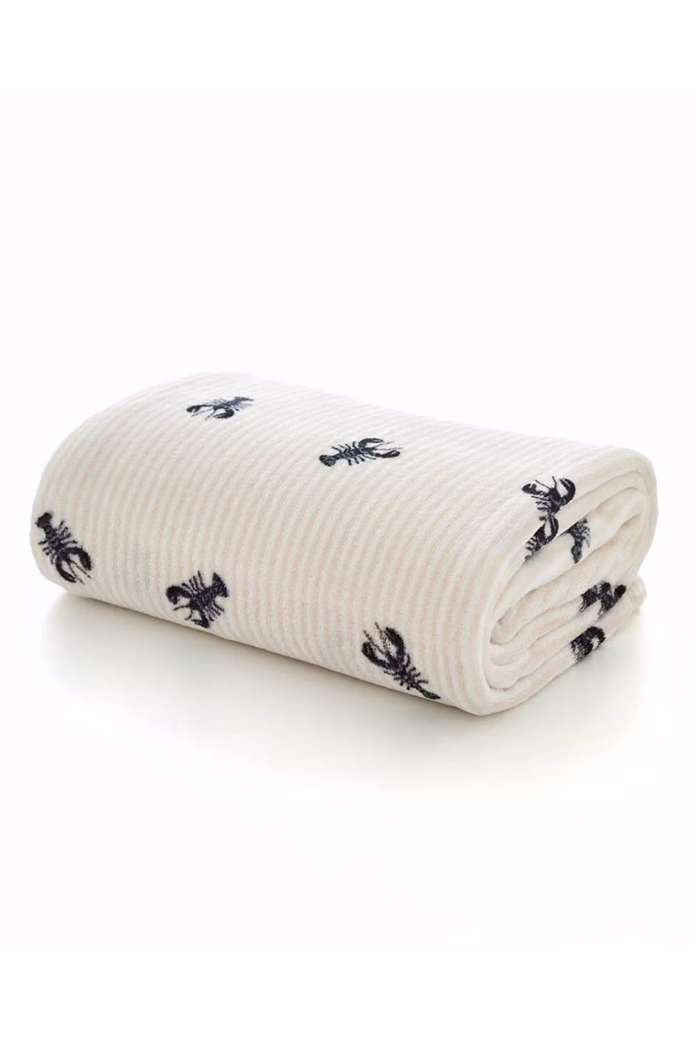 Lobster Creek Rock Lobster Supersize 240gsm Coastal Fleece Printed Throw, Multicolour and White, W: 150 cm, D: 200 cm – 4