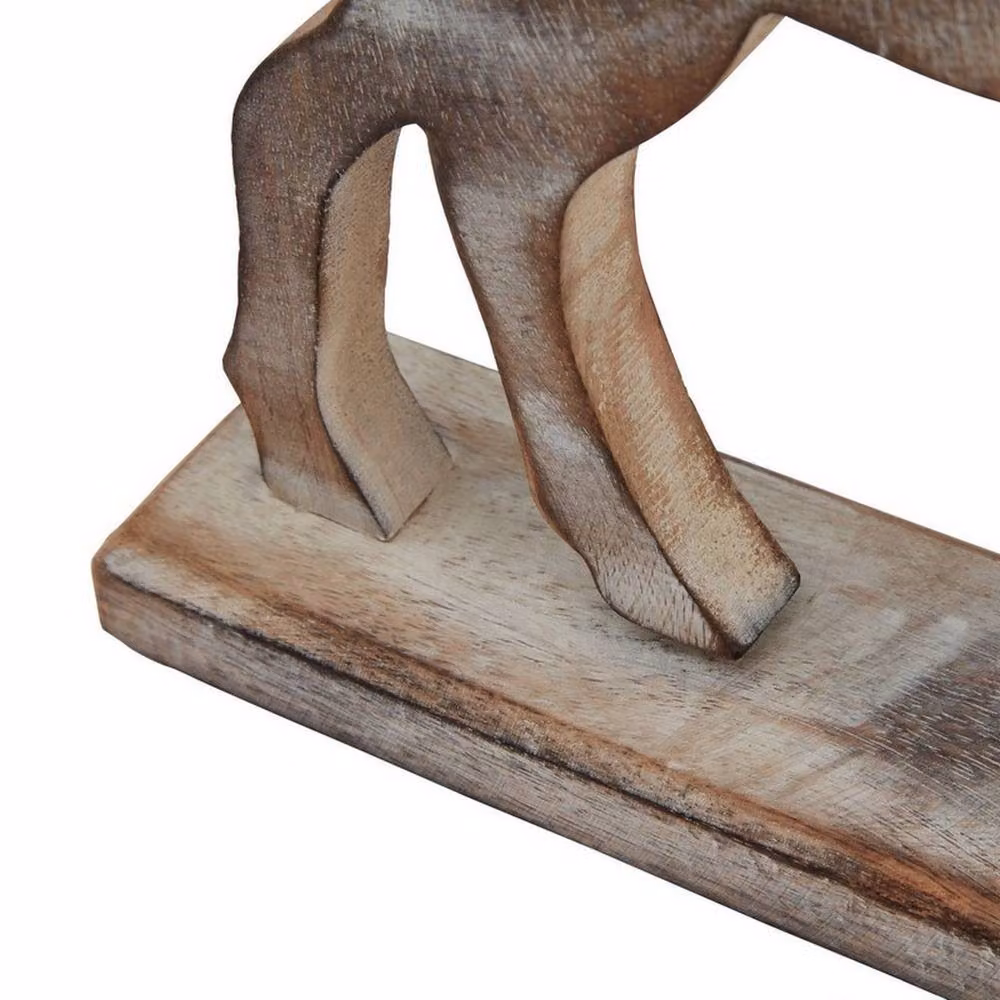 Lemon Pavilion Brown Reindeer Tabletop Decoration W22 x D7 x H32 cm – 3