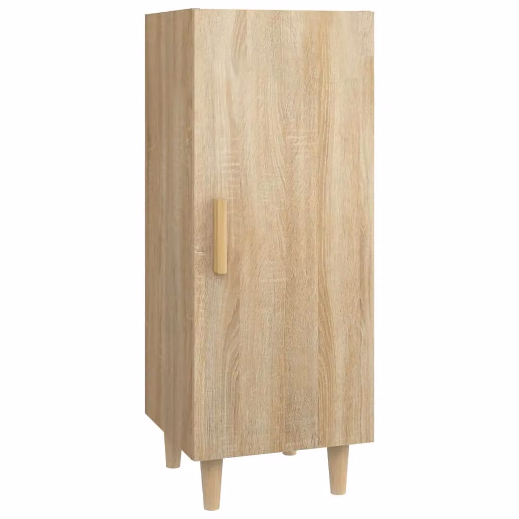 Berkfield Home Sonoma Oak Sideboard in Brown and Beige, W/D/H: 34.5 x 34.5 x 90 cm – 2