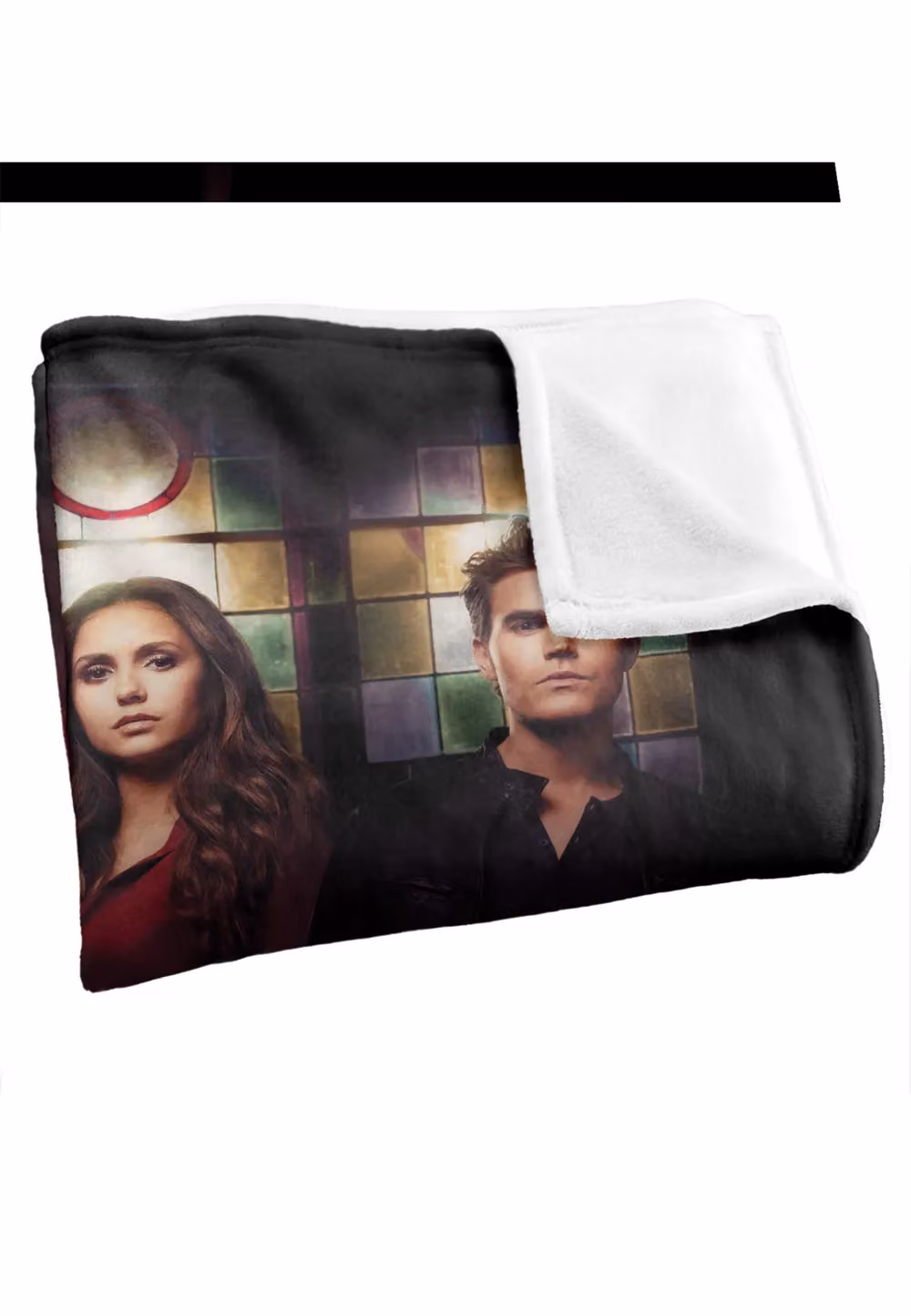 Warner Brothers The Vampire Diaries Stained Windows Silky Touch Super Soft Throw Blanket in White W/D/H: 152.4 x 127.0 cm – 3