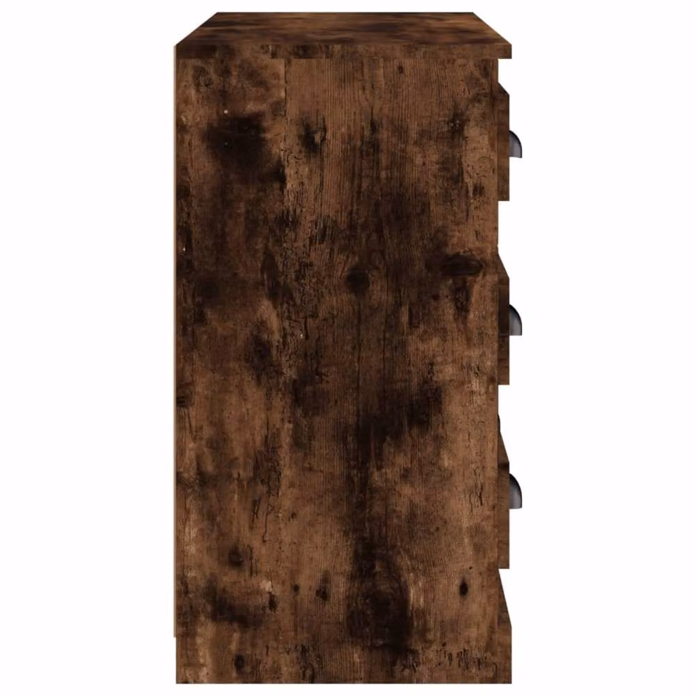 Berkfield Home Smoked Oak Sideboard in Brown, W/D/H: 70 x 35.5 x 67.5 cm – 3
