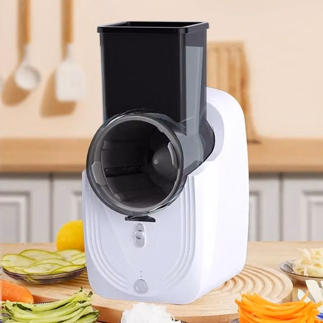 EONLION White Electric Salad Slicer and Fruit Cutter