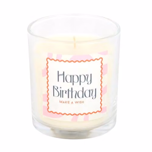 Something Different Wholesale Beige Birthday Party Votive Scented Gourmand Candle