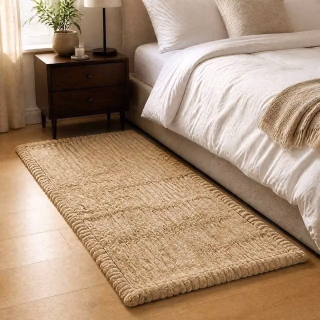 Marlow Non-Slip Corduroy Sofa Cover in Camel, W: 180 cm, H: 70 cm