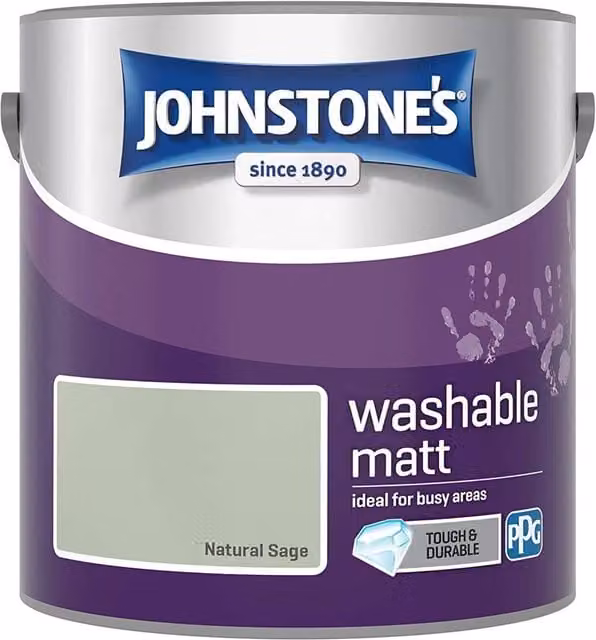 Johnstones Low Emission Water Based Matt Latex Paint in Green