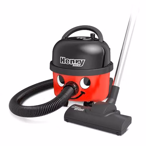 Henry Xtra Bagged Cylinder Vacuum Cleaner, Red, 620W, 6 Litre – 1