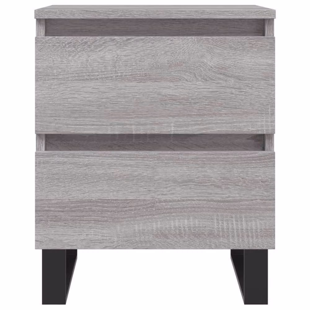 Berkfield Home Elegant Bedside Cabinet in Grey Sonoma, W: 40 cm, D: 35 cm, H: 50 cm – 3