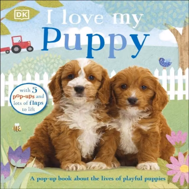DK I Love My Puppy Multicolour Board Book