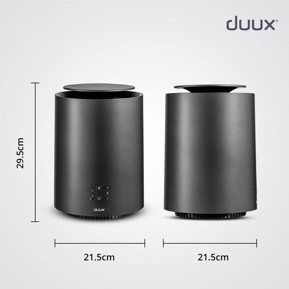 Duux Threesixty Smart Ceramic Fan Heater, 1800W, Grey with App Control – 7