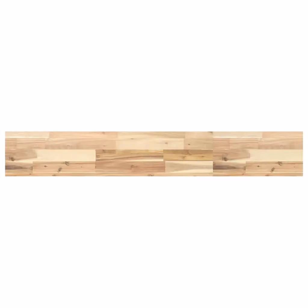 Berkfield Home Rectangular Solid Wood Acacia Table Top, Brown, W: 140 cm, D: 20 cm, H: 4 cm – 2