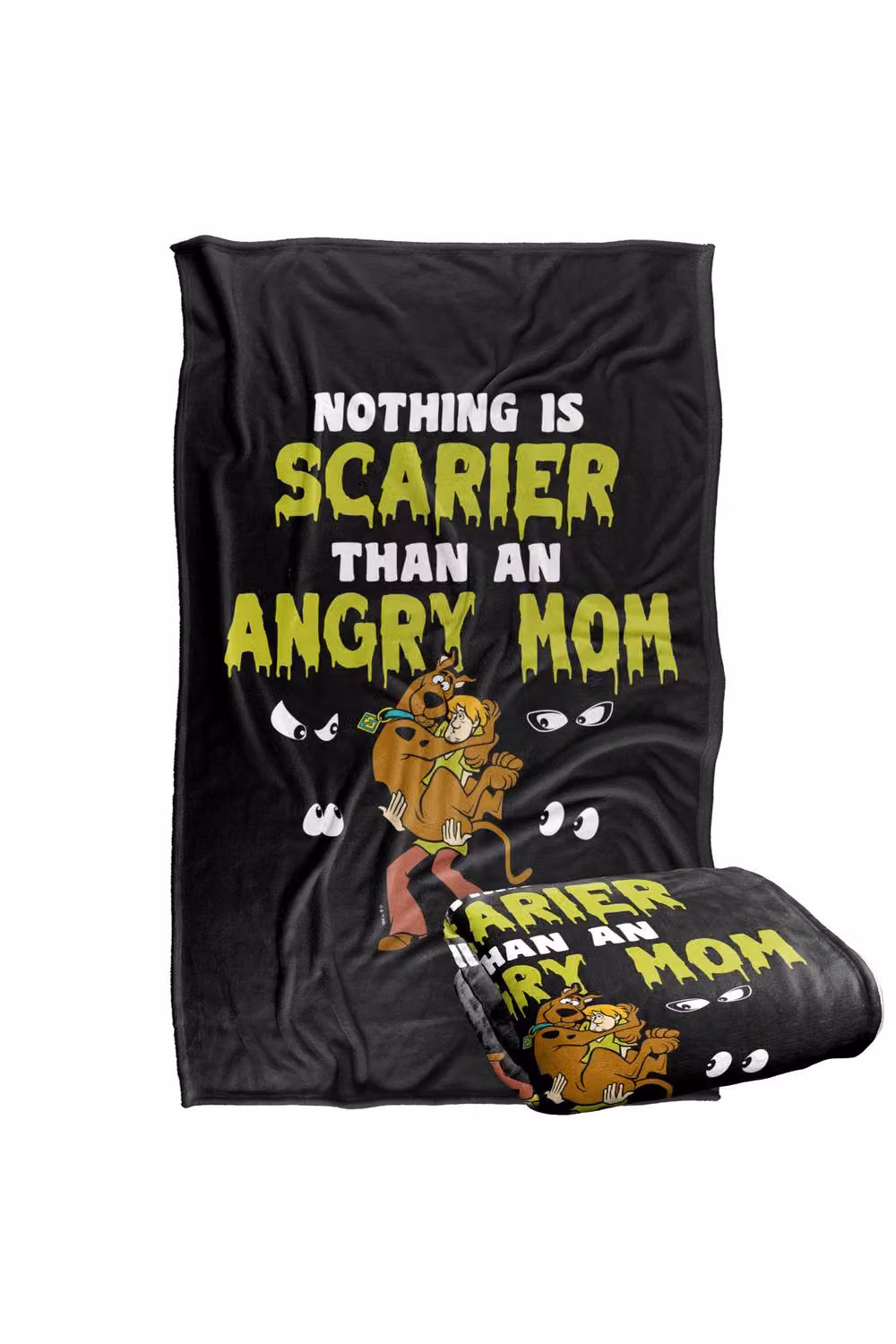 Warner Bros. Scooby Doo Shaggy Nothing Scarier Super Soft Fleece Throw Blanket, Multicolour, W: 127 cm x L: 152 cm – 7