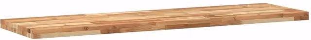 Berkfield Home Compact Floating Shelf, Brown Oil Finished Solid Acacia Wood, W/D/H: 120 x 40 x 4 cm