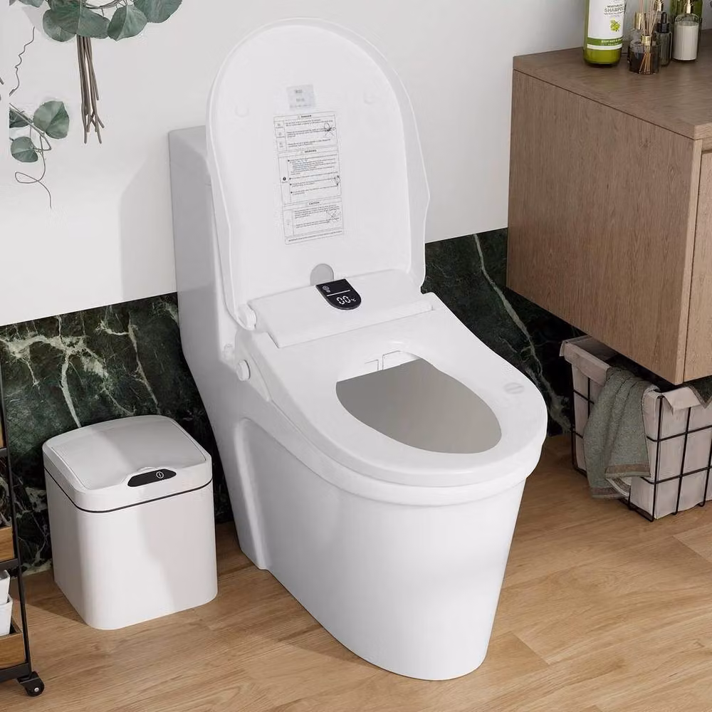 FLAVORA Electronic Smart Bidet Seat with Heated Seat and Remote Control in White – 2