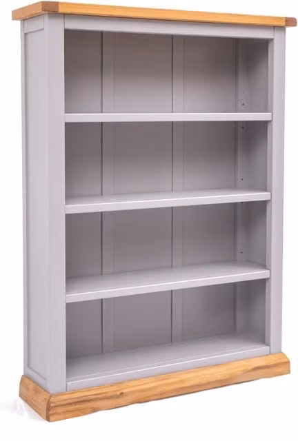 Cabinet Bits Biccari Grey Wood Bookcase