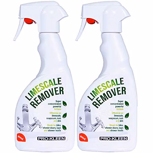 Pro-Kleen Limescale Remover Spray, White (2 x 500ml)