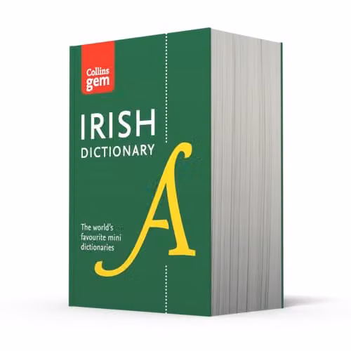 Collins Irish Gem Dictionary in Multicolour and Green – 2