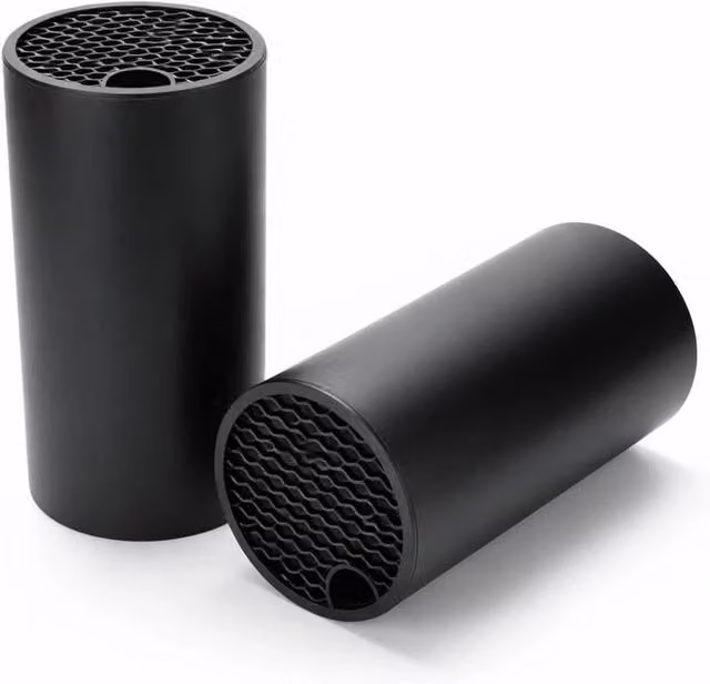 FORGEVIO Round Non-Slip Black Holder with Scissors Slot