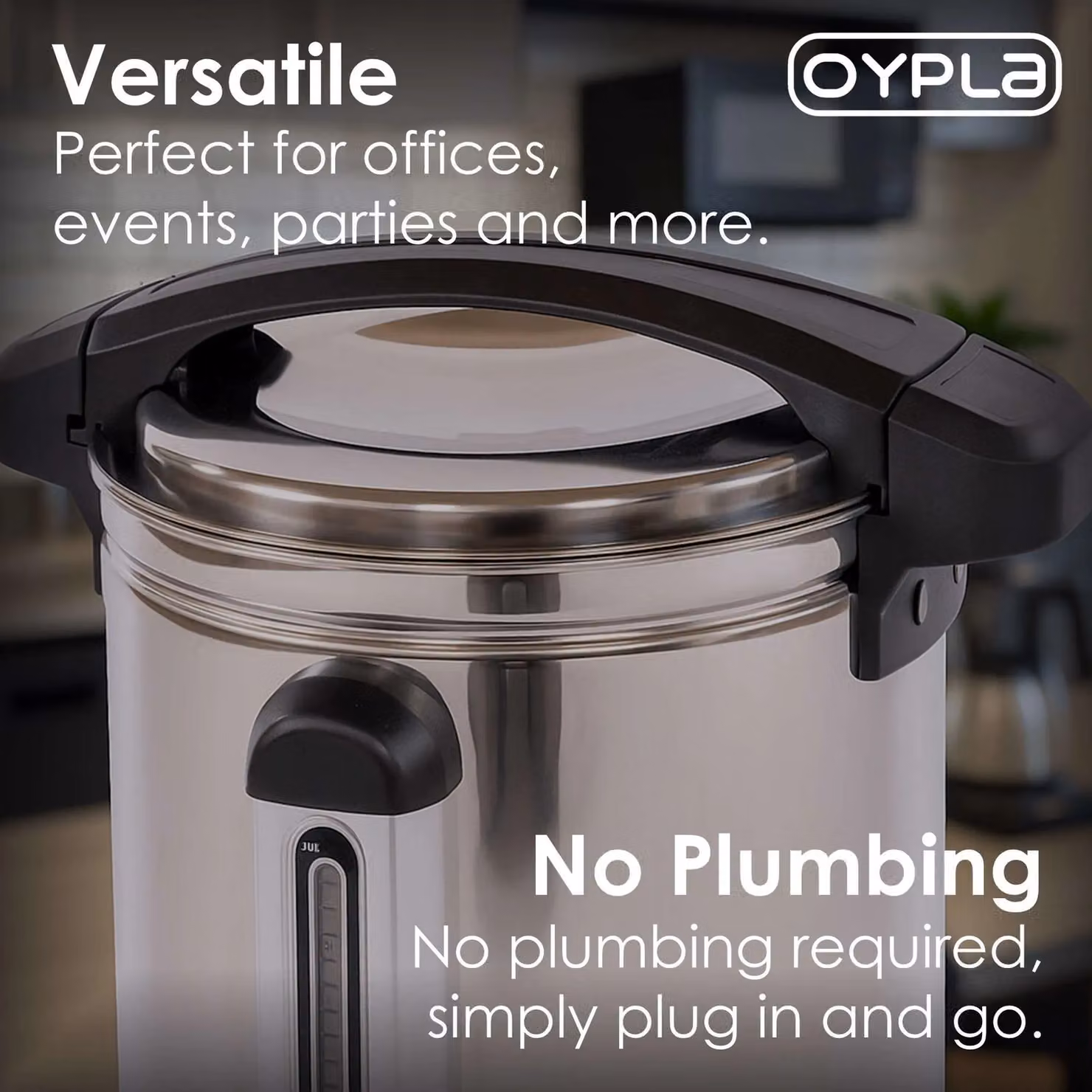 Oypla 20L Stainless Steel Catering Hot Water Boiler Tea Urn in Silver – 3