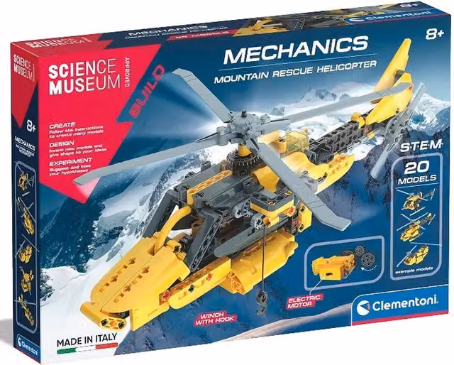 Clementoni Science Museum Mechanics Lab Building Set, Yellow