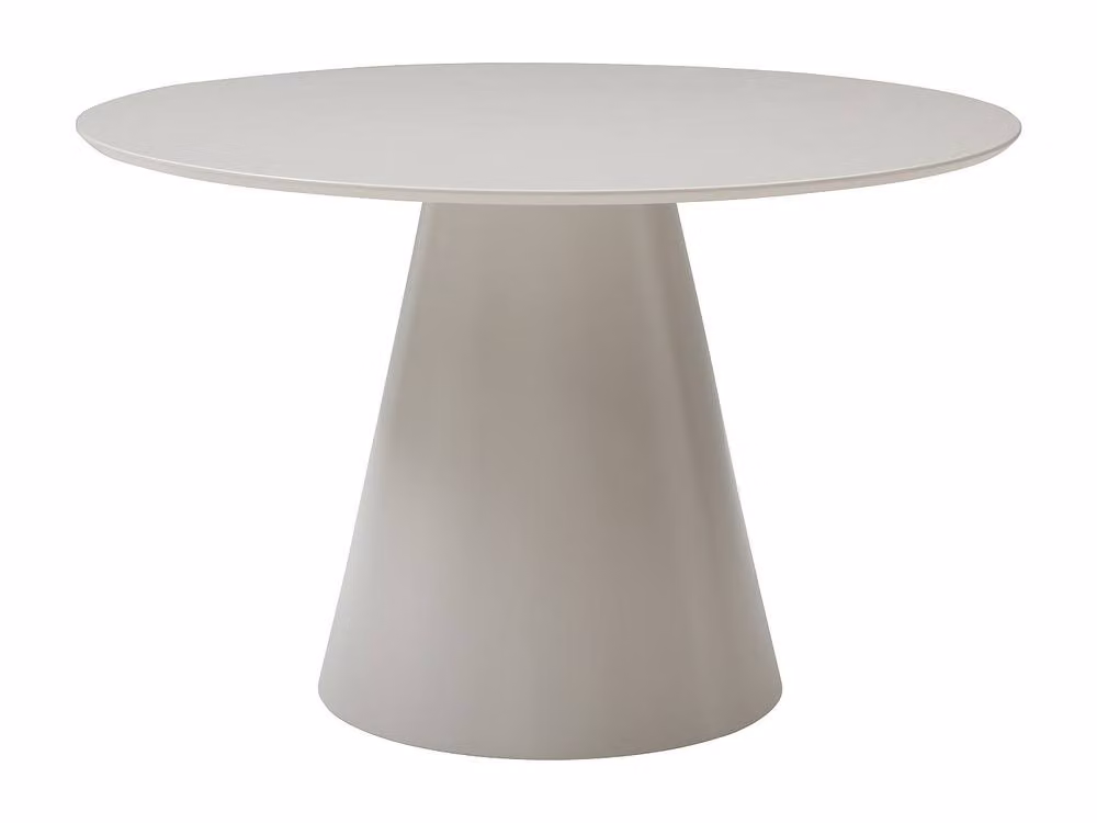 Vente-unique Antaliza Round Dining Table for 4, Beige MDF, Diameter: 120 cm, Height: 75 cm – 2