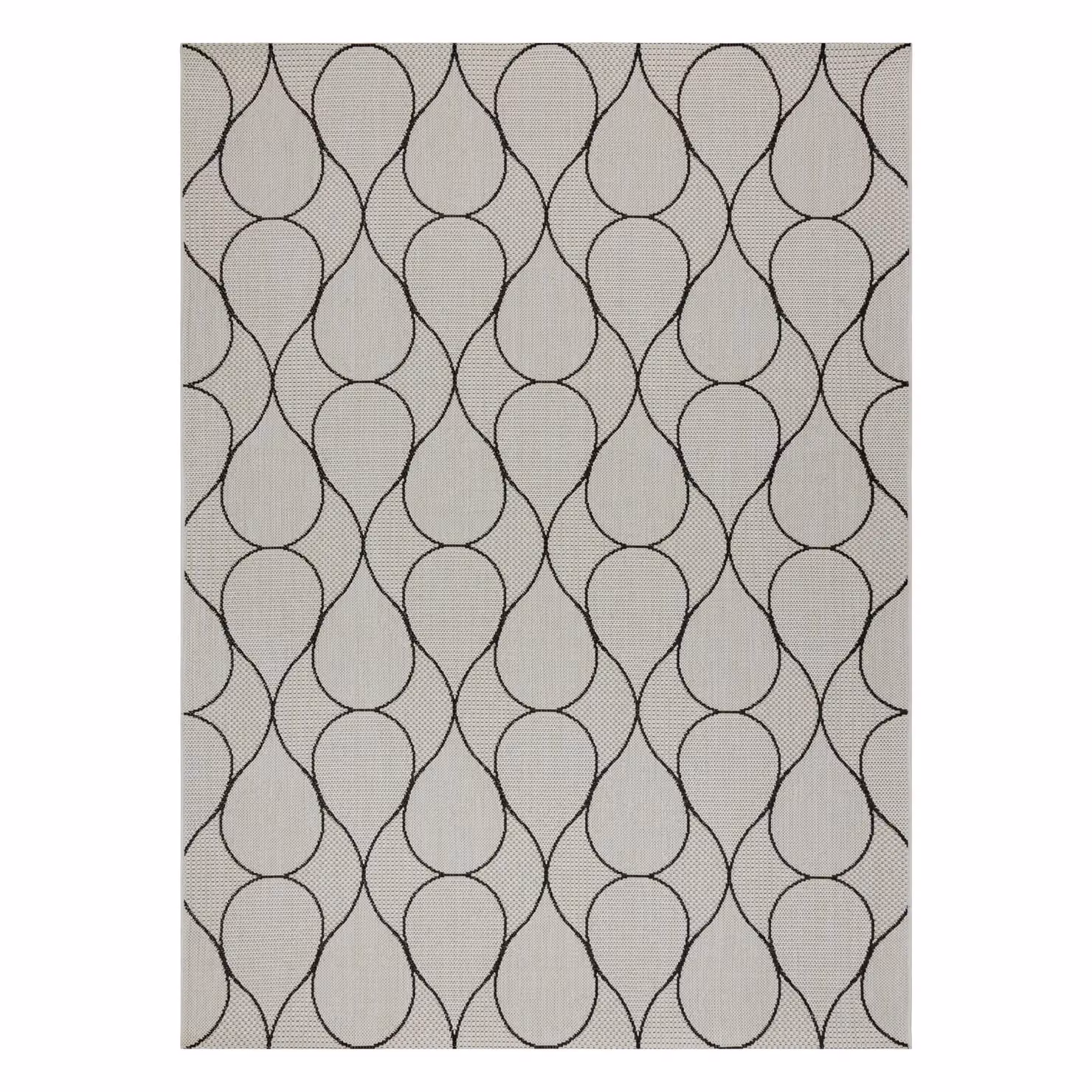 RugsX Yellow Flat Weave Rectangular Rug, W: 200 cm, L: 290 cm