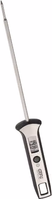 Gefu SCALA Fast-Response Digital Kitchen Thermometer in Silver Stainless Steel
