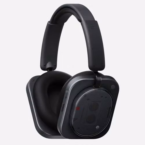Nothing Hybrid Active Noise Cancelling Wireless Over-Ear Headphones, Black