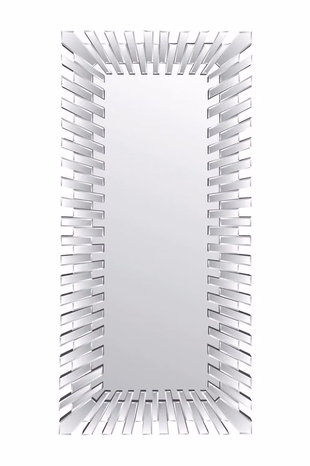 MirrorOutlet Starburst Stylised Full Length Wall Mirror, Clear Glass, H 170 cm x W 79 cm – 2