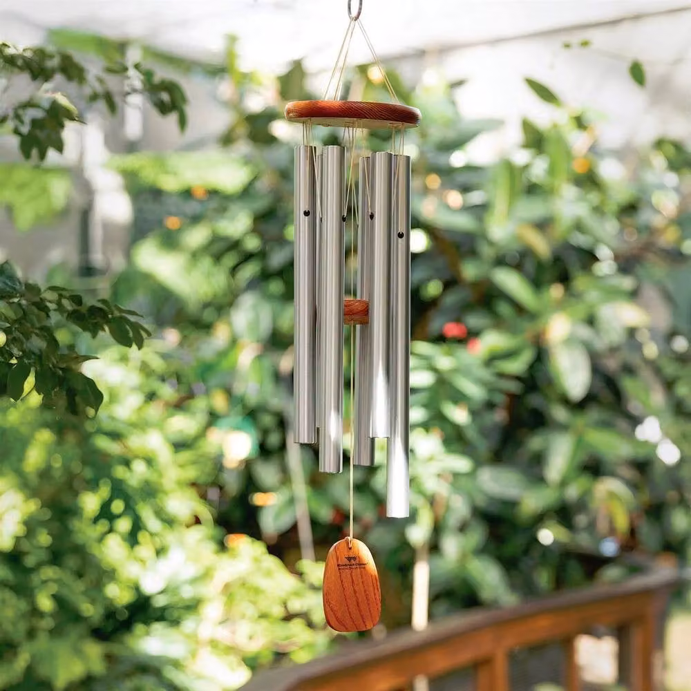 Woodstock Chimes Amazing Grace Silver Metal Hanging Wind Chime – 3