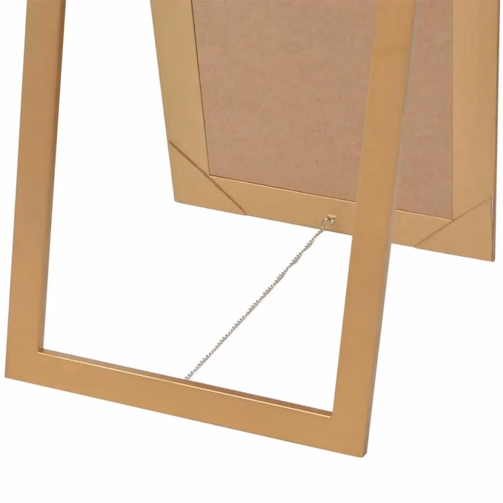 Berkfield Home Baroque Style Free-Standing Rectangular Mirror in Gold, H 160 cm x W 40 cm – 3