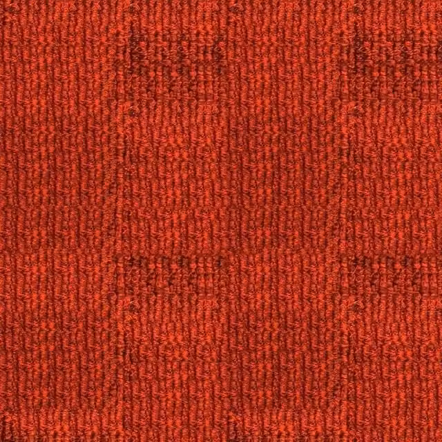 Vinyl Flooring UK Commerce Tile Ribbed Red Contract Carpet Tiles, 4m2 (20 Tiles Per Box)