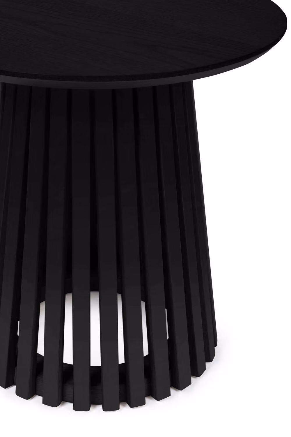 Julian Bowen Ollie Round Black Wooden Side Table – 5
