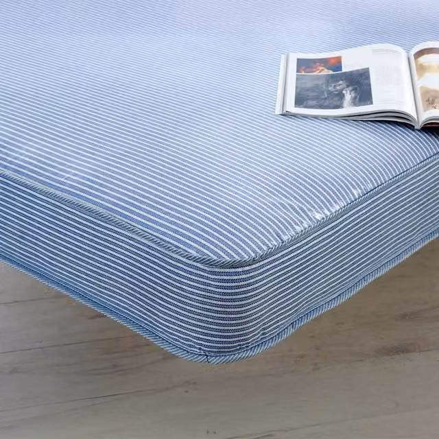 Starlight Beds Junior Waterproof Mattress with Blue Synthetic Leather Cover