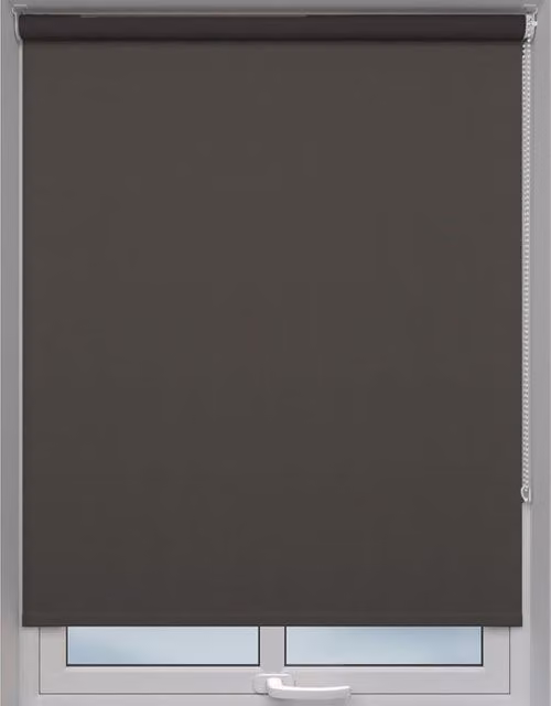 Terrys Zoom Made to Measure Impact Opaque Roller Blind in Black or Grey