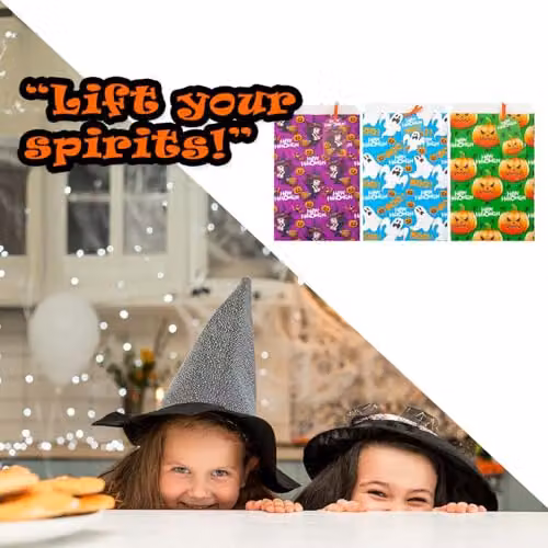 VFM e-Store Halloween Mini Paper Bags, Pack of 10, Multicolour – 7