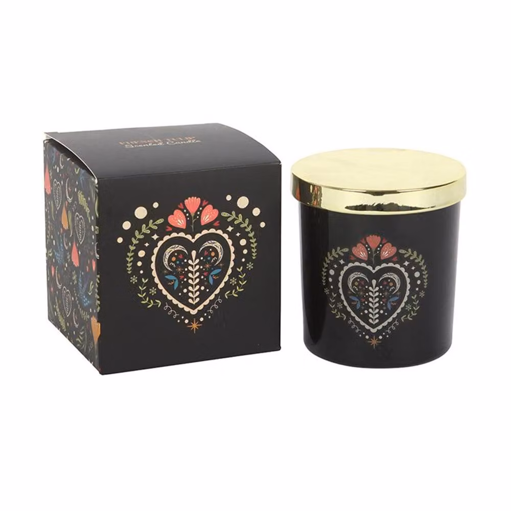 Something Different Midnight Bloom French Tulip Scented Candle in Black – 2