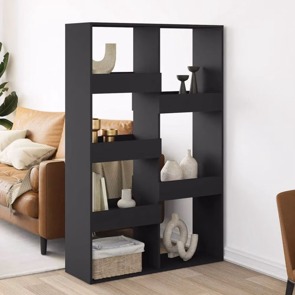 Berkfield Home Black MDF Room Divider, W/D/H: 100 x 33 x 155.5 cm – 2