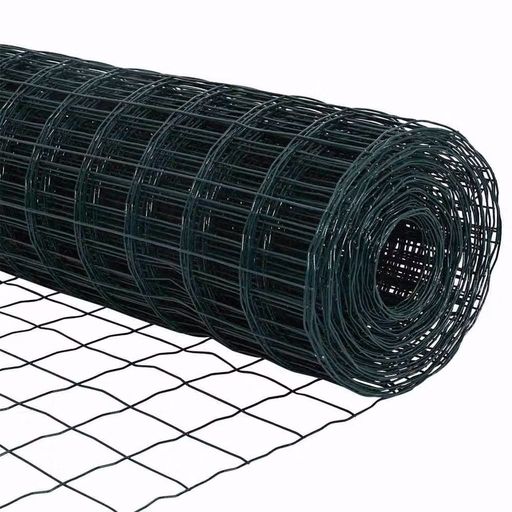 Berkfield Home Green Euro Fence with 13 Posts, Galvanised Steel, 1 x 25 m – 7