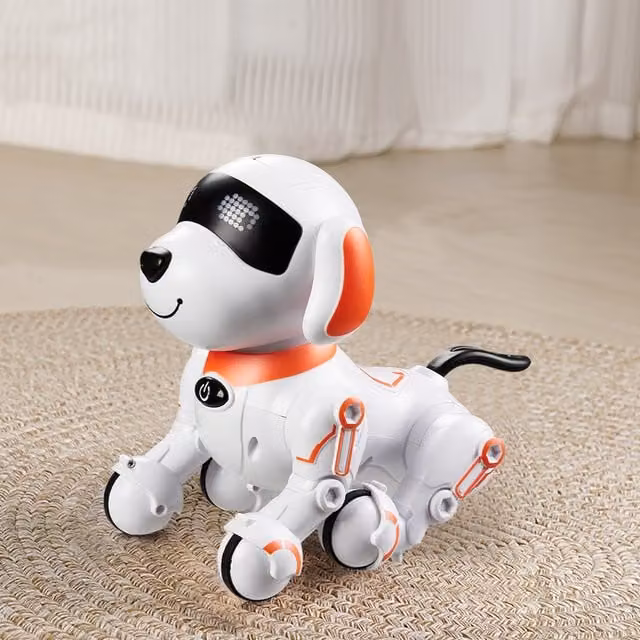 Komore Programmable Remote Control Dog Toy in Red