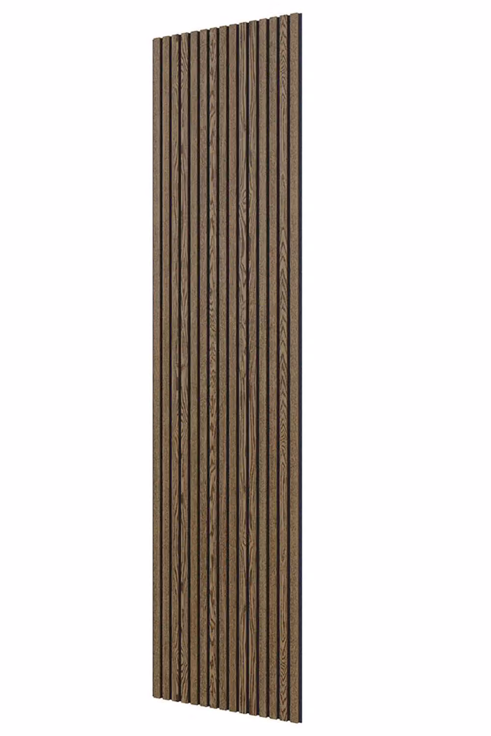 Living and Home Brown Ash Wood Grain Decorative Slat Wall Panel, W: 60 cm, H: 240 cm – 2