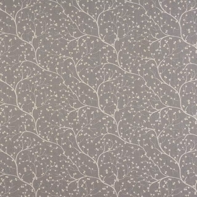 Terrys Appledore Fabric in Silver, White and Grey