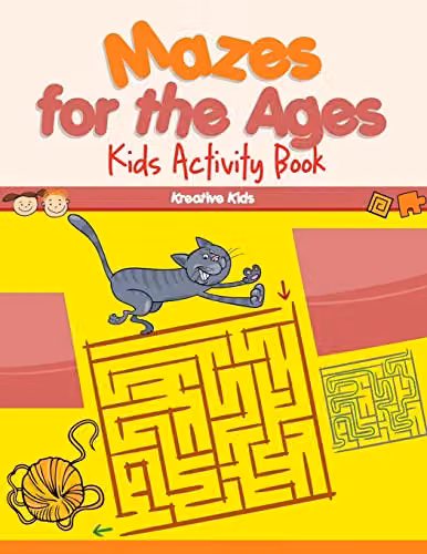 Kreative Kids Mazes for the Ages Kids Activity Book, Multicolour