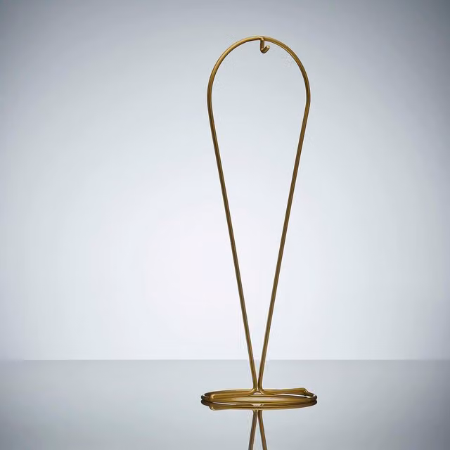 Sienna Glass Gold Droplet Display Stand