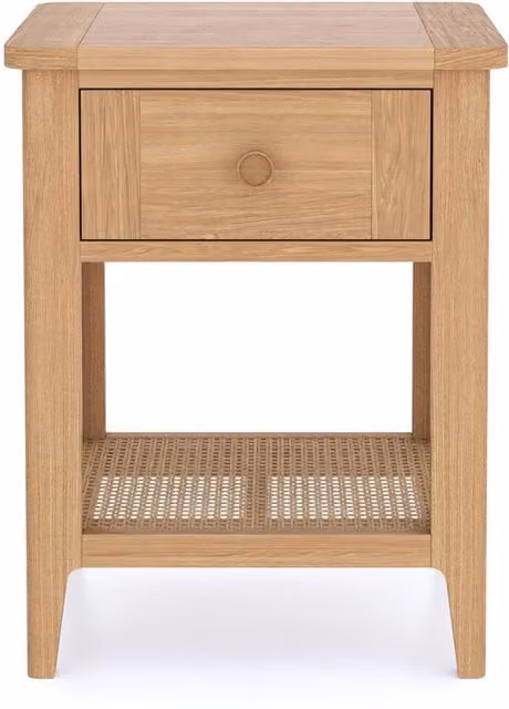 Rest Relax Alderley Oak Lamp Table in Beige
