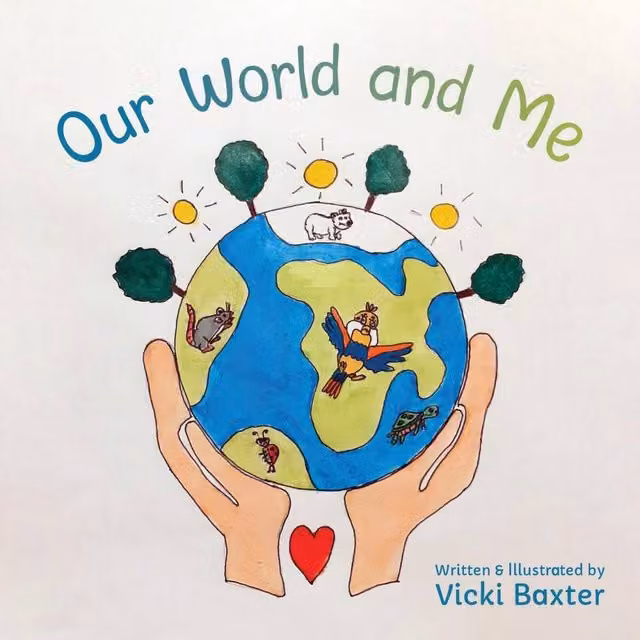 Vicki Baxter Our World & Me Multicolour Paperback Book