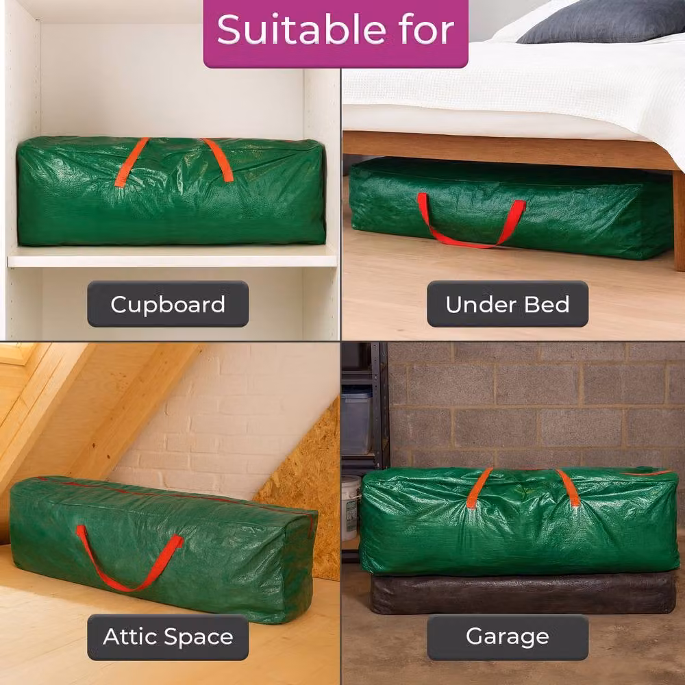 Neo Christmas Tree Storage Bag in Green, W/D/H: 120 x 120 x 25 cm – 3